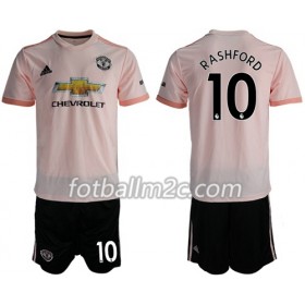 Manchester United Rashford 10 Barn Bortedrakt 2018-2019 Kortermet